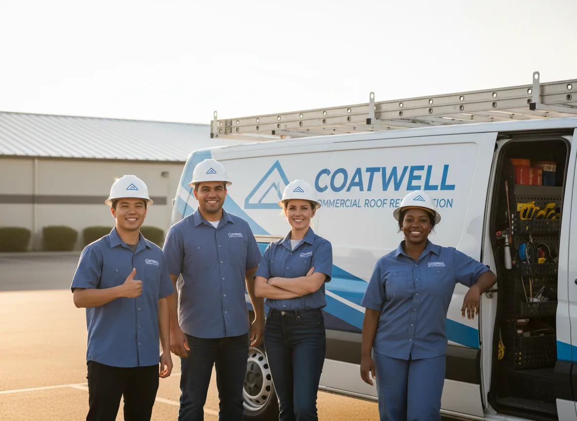 Commercial roof coating company in Clearwater, KS